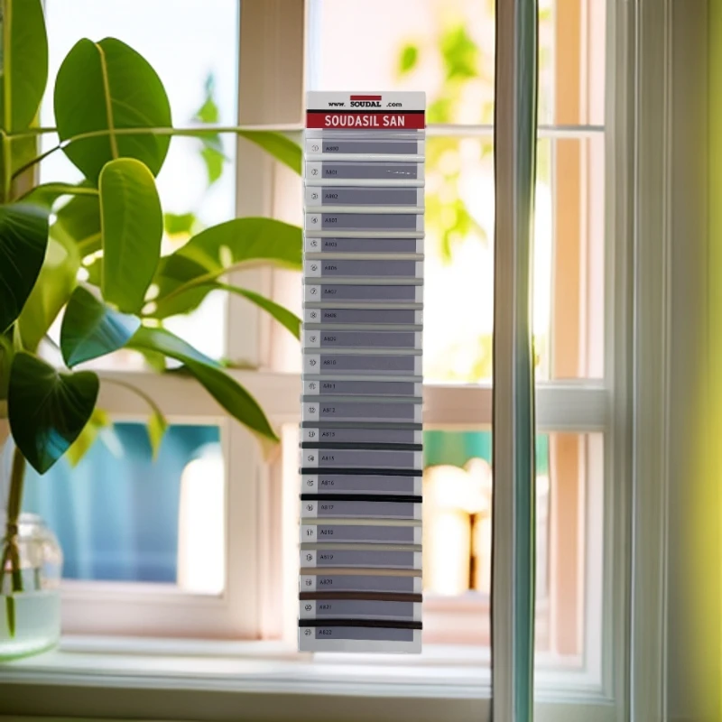 SOUDAL/速的奥CR醇型哑光防霉美容胶条形色卡玻璃胶防水防霉厨卫