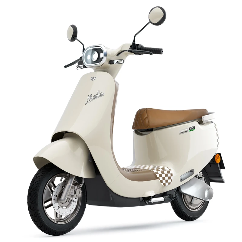 【时髦好物】绿源moda6液冷电动摩托车60v23a田园复古可爱石墨烯