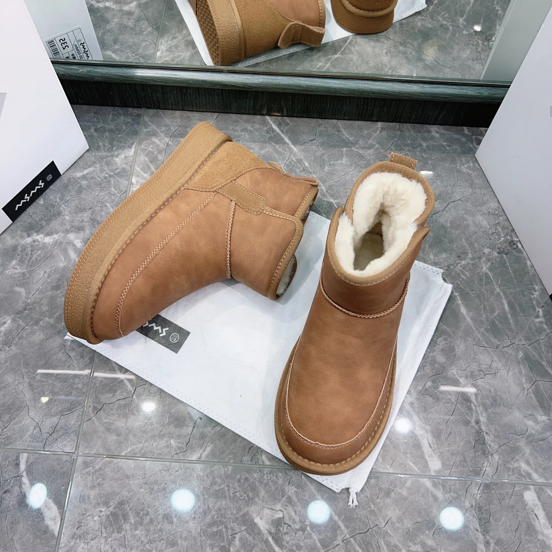 【玛莎玛索】男士冬季新款225-16dm休闲百搭舒适款雪地靴