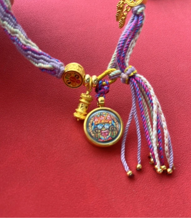 天工文创 热贡手绘饰品 挂件吊坠