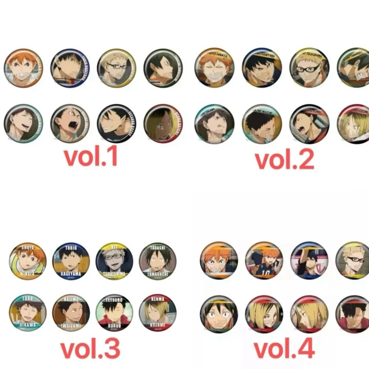 【日谷现货】排球少年 百面相吧唧Vol1 吧唧