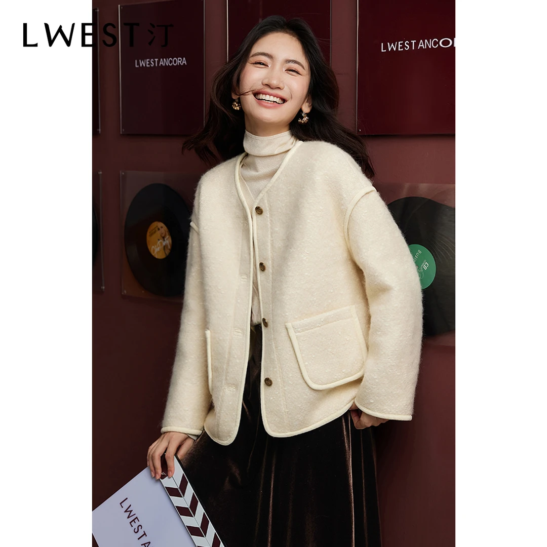 【小北姐专享】朗文斯汀法式复古气质短外套DTMW4510B12922