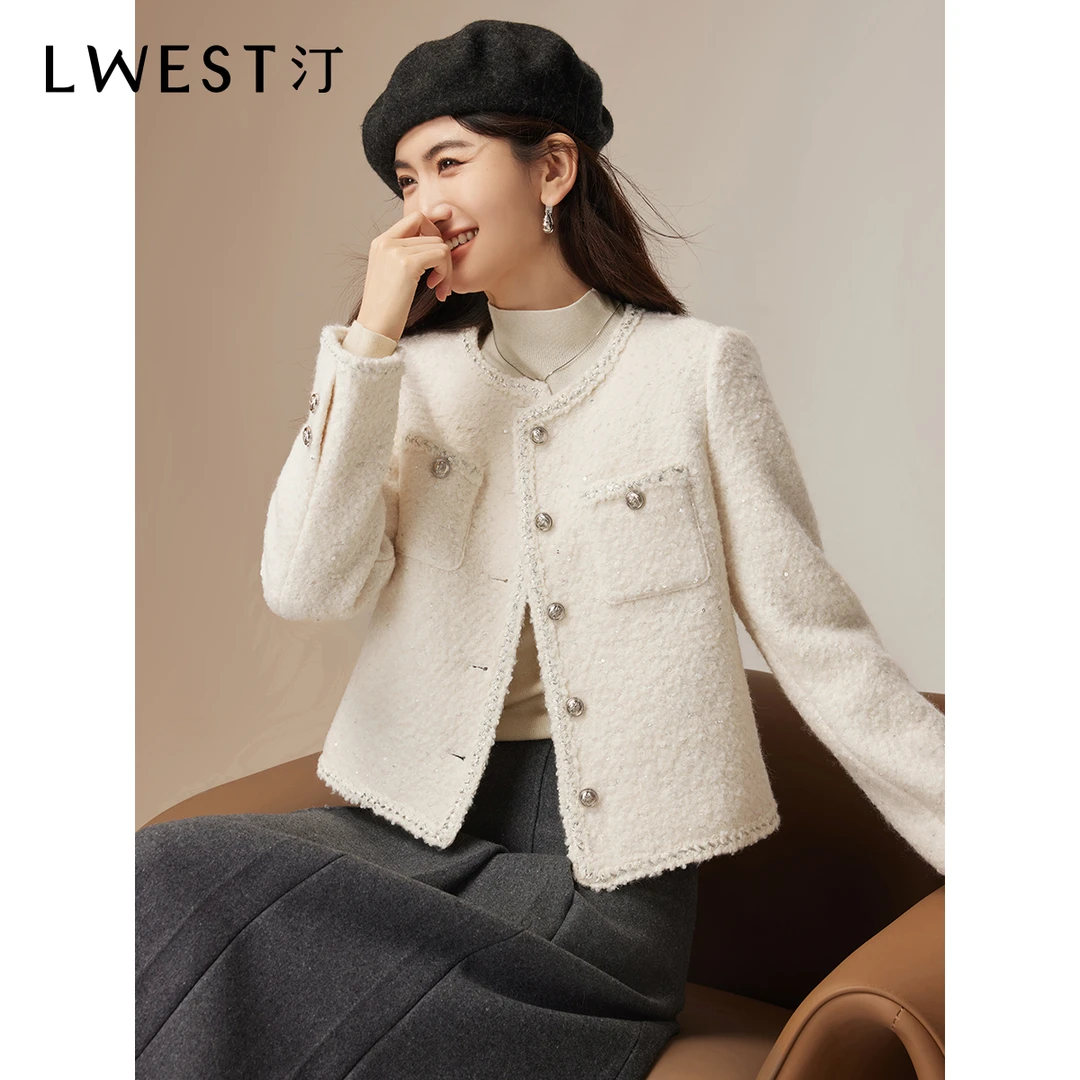 【品牌女装】朗文斯汀气质名媛千金小香风短外套DTYW4509C07463