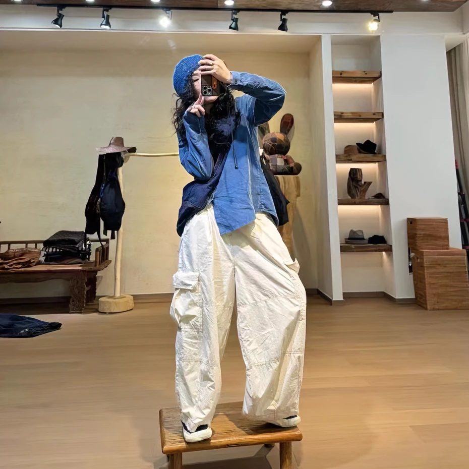 忆古朴拙秋季休闲百搭60织高密棉双层进口轻软绵休闲裤2410807