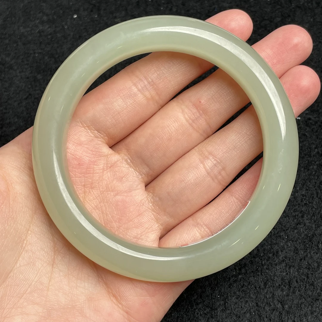 【玉氏珠宝】和田玉手镯-条宽约11mm+ 多样性发一 CAN1670051