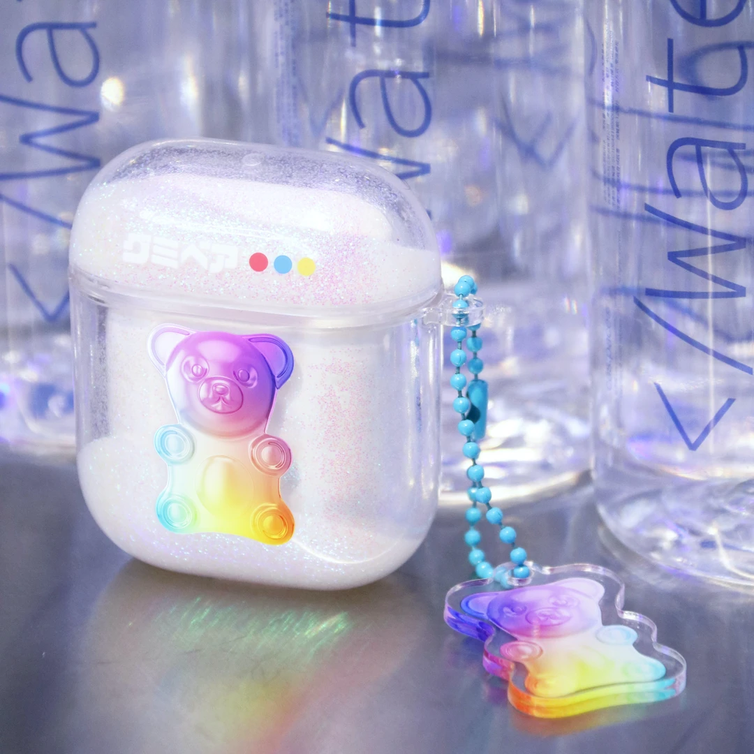 壳空间原创小熊软糖流沙3代耳机壳保护套适用苹果AirPods2代pro4