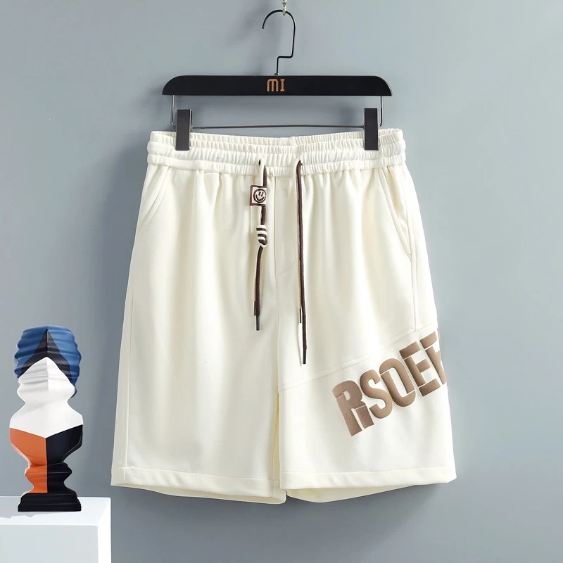 男士休闲裤2025新款夏季短裤宽松潮牌五分裤新款美式大码运动裤子