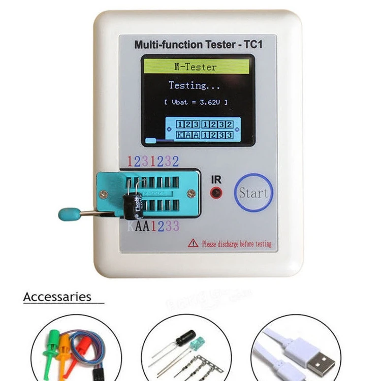 晶体管测试仪电容电阻电感表二极管三极管测试仪气室管厂家直发.