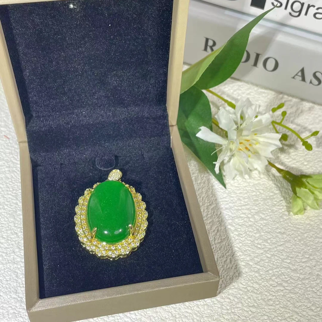 A161号经典鸽子蛋吊坠时尚缅甸风精美潮流不掉色送礼物