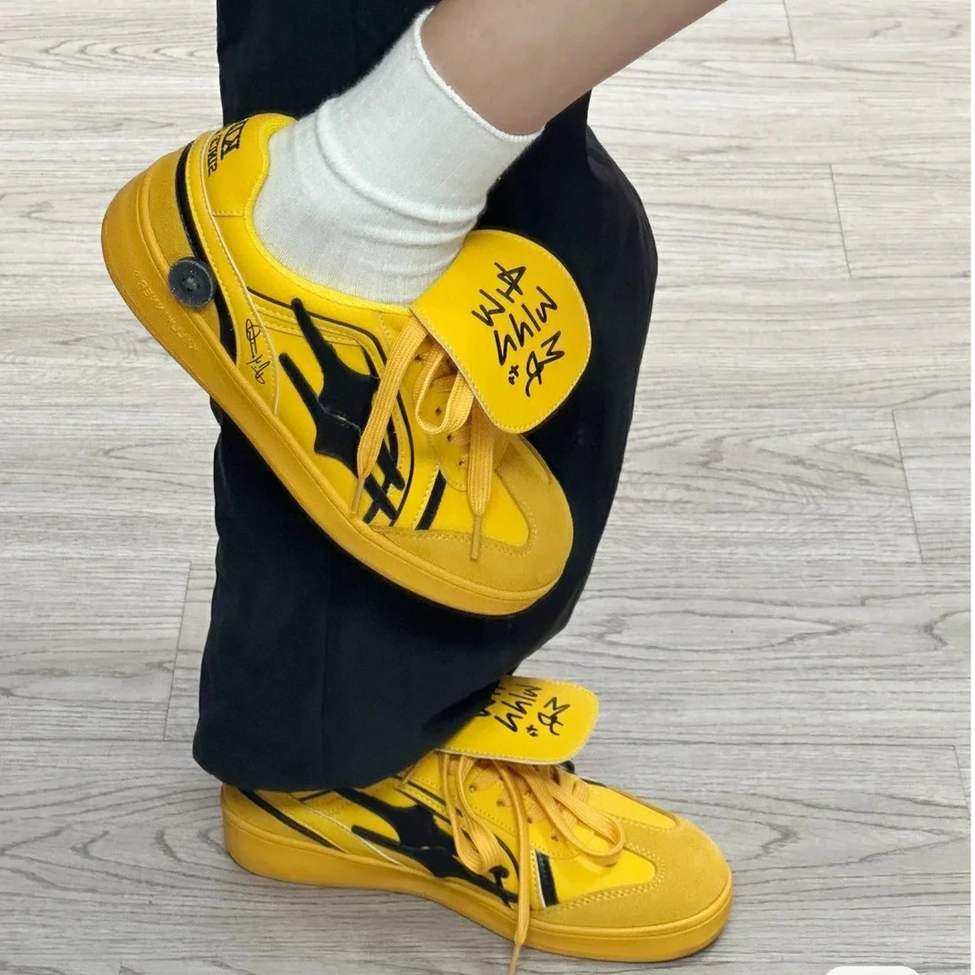 TT家小众设计德训鞋2024男女情侣鞋韩版透气系带潮鞋拼色百搭板鞋