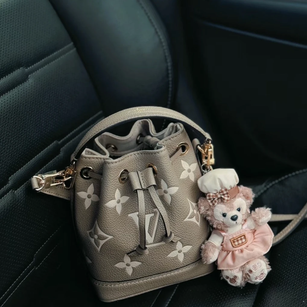 99新 LouisVuitton/路易威登 7姐专场/大象灰 nano noe 小水桶