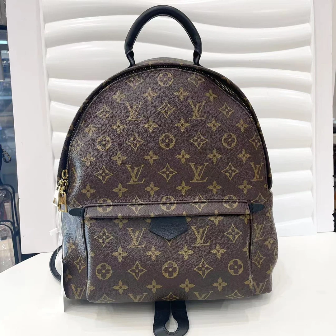 95新 LouisVuitton/路易威登 7姐福利/老花 中号 双肩包/98新