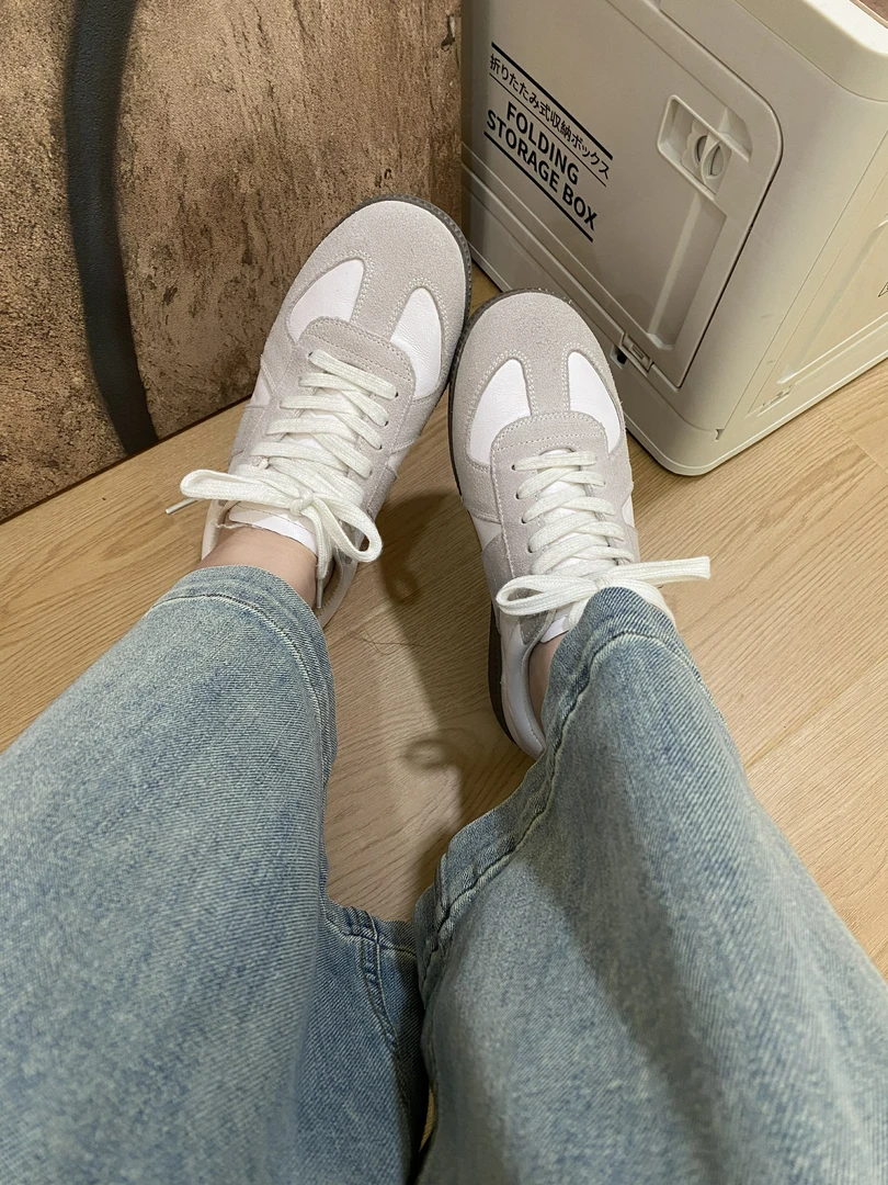 德训鞋潮男2024新款百搭箭头鞋美式复古低帮韩版情侣休闲阿甘鞋女