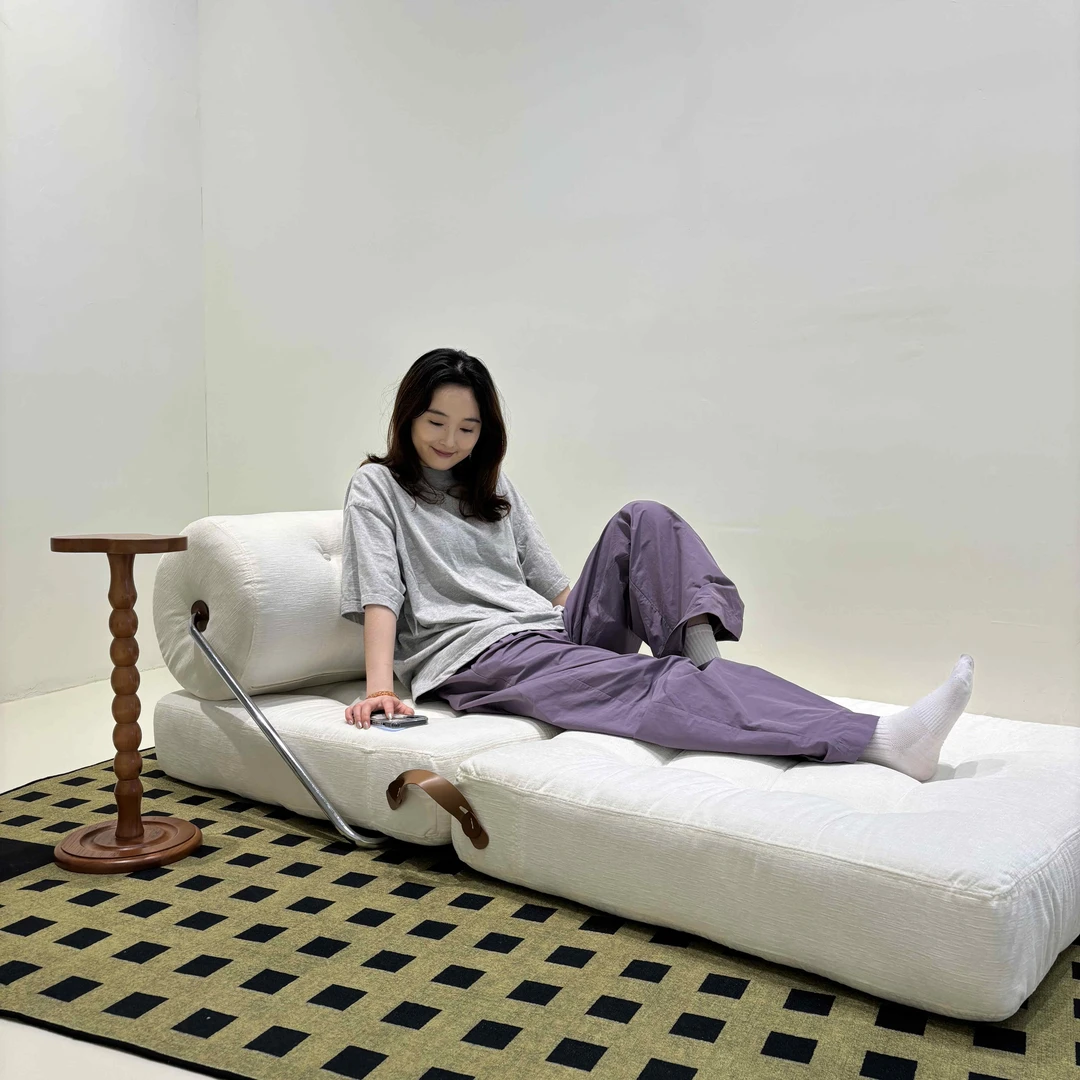 塔吉沙发布艺客厅懒人可躺可睡单人小户型简约折叠
