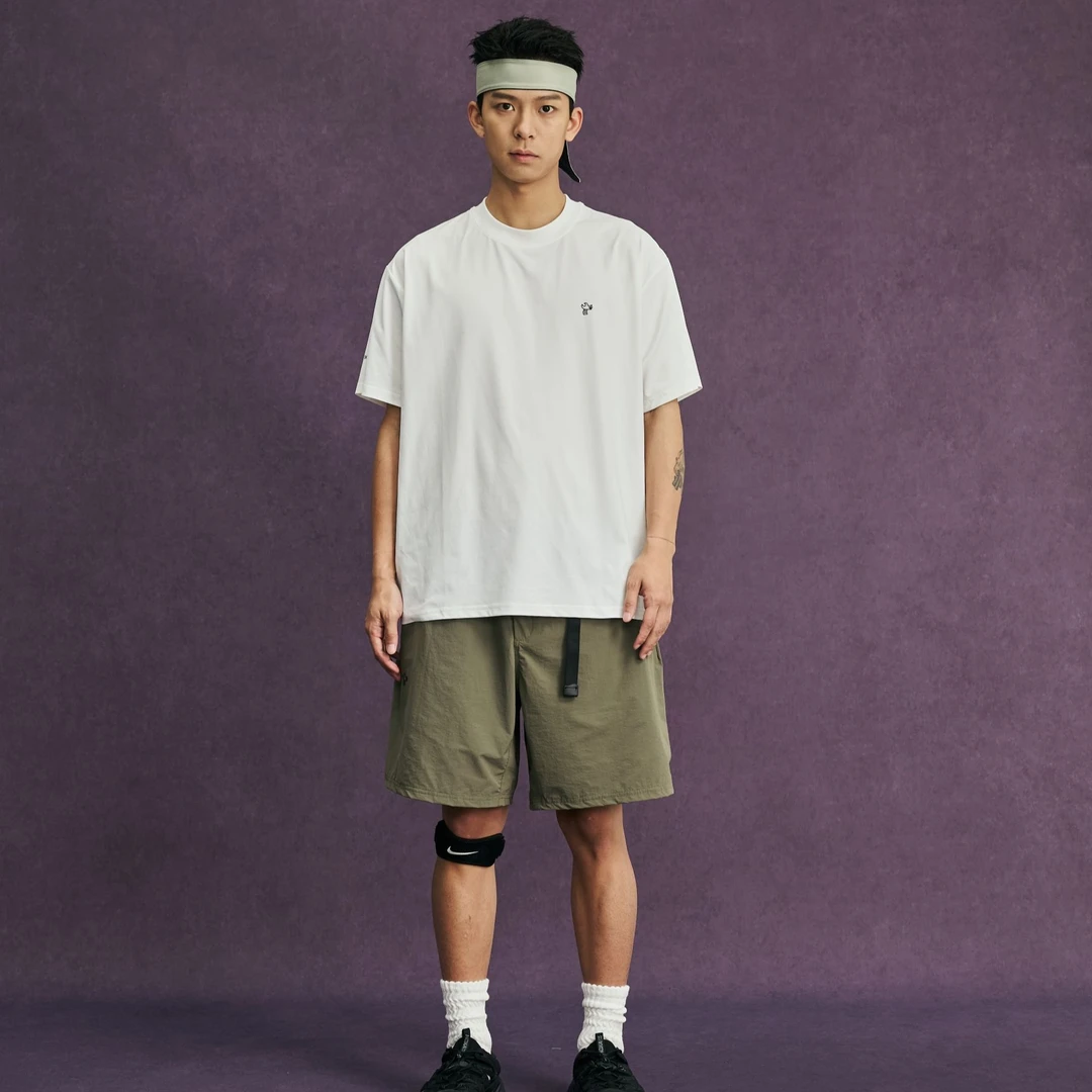 BCALM索罗娜吸湿排汗速干防晒UPF50+抗皱运动户外轻薄透气短袖