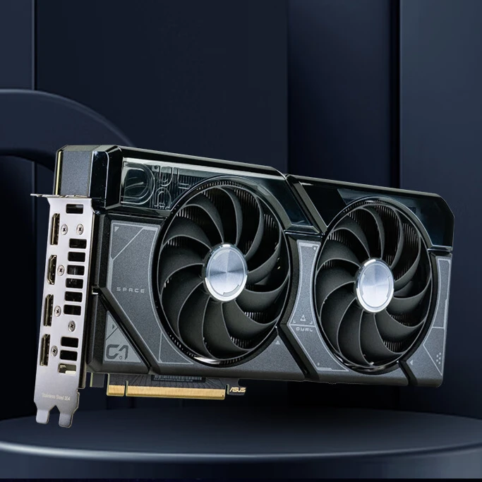 华硕DUAL GeForce RTX4070-12G 电竞游戏专业台式电脑独立显卡