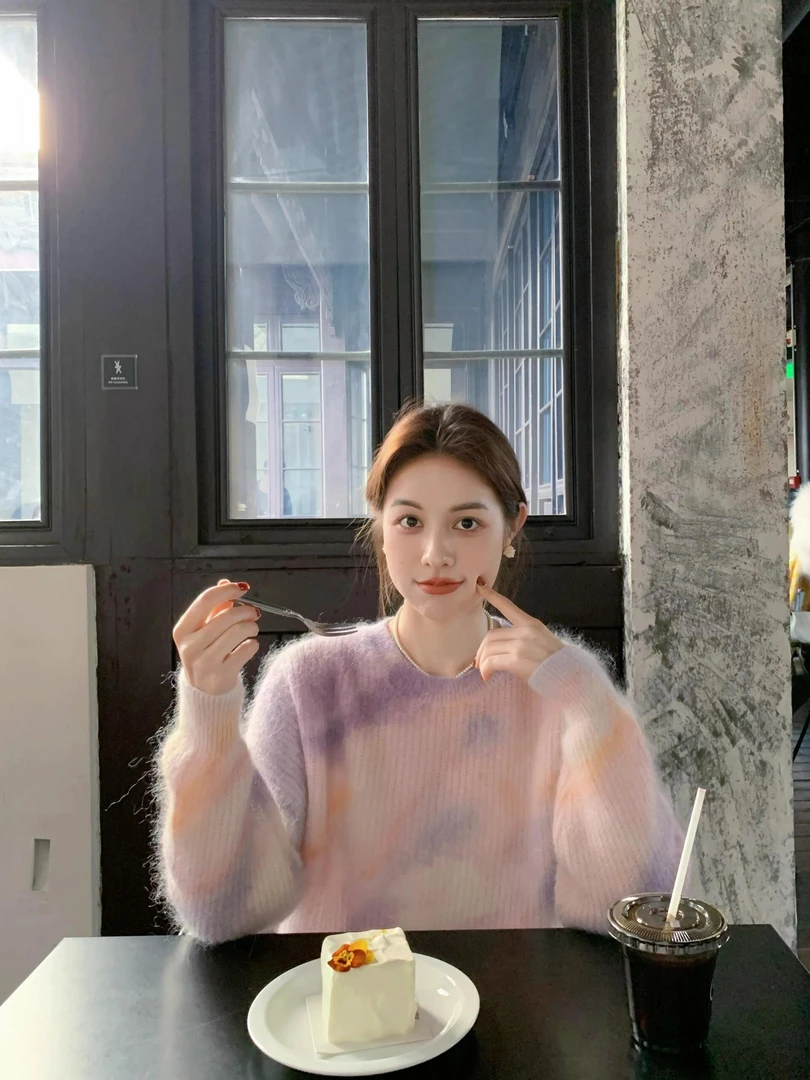 温柔甜美风奶系穿搭秋冬新款高级感软糯针织毛衣上衣搭显瘦半身裙