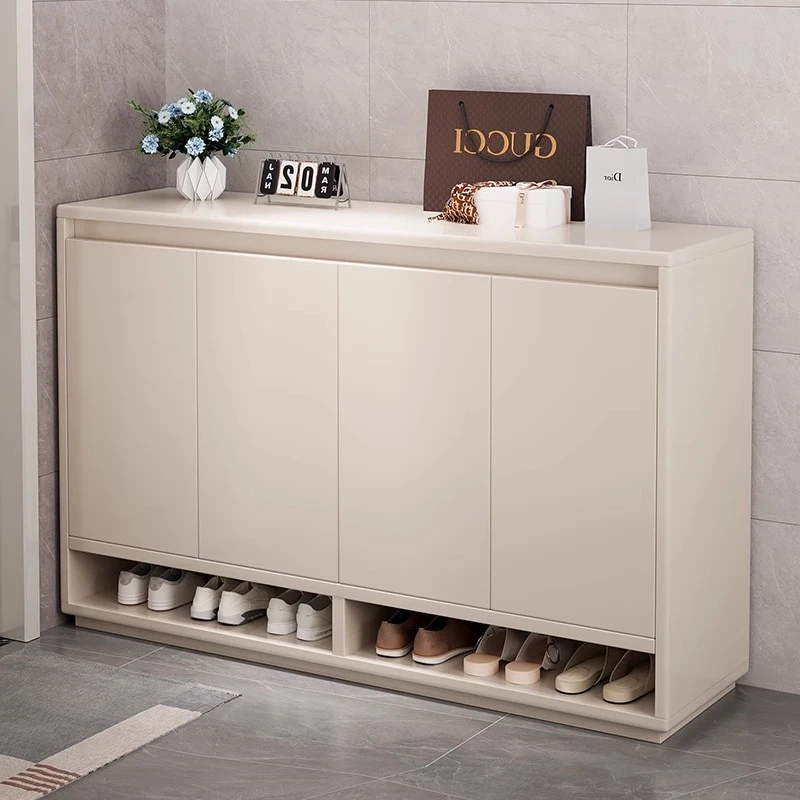 家用实木鞋柜楼梯客厅玄关柜子简约进门口入户大容量客厅鞋架子