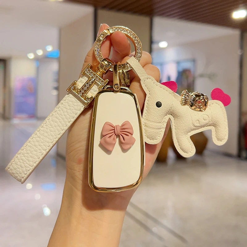 奇瑞钥匙套QQ冰淇淋艾瑞泽5/GX瑞虎3/3X5X小蚂蚁车壳高档扣包男女