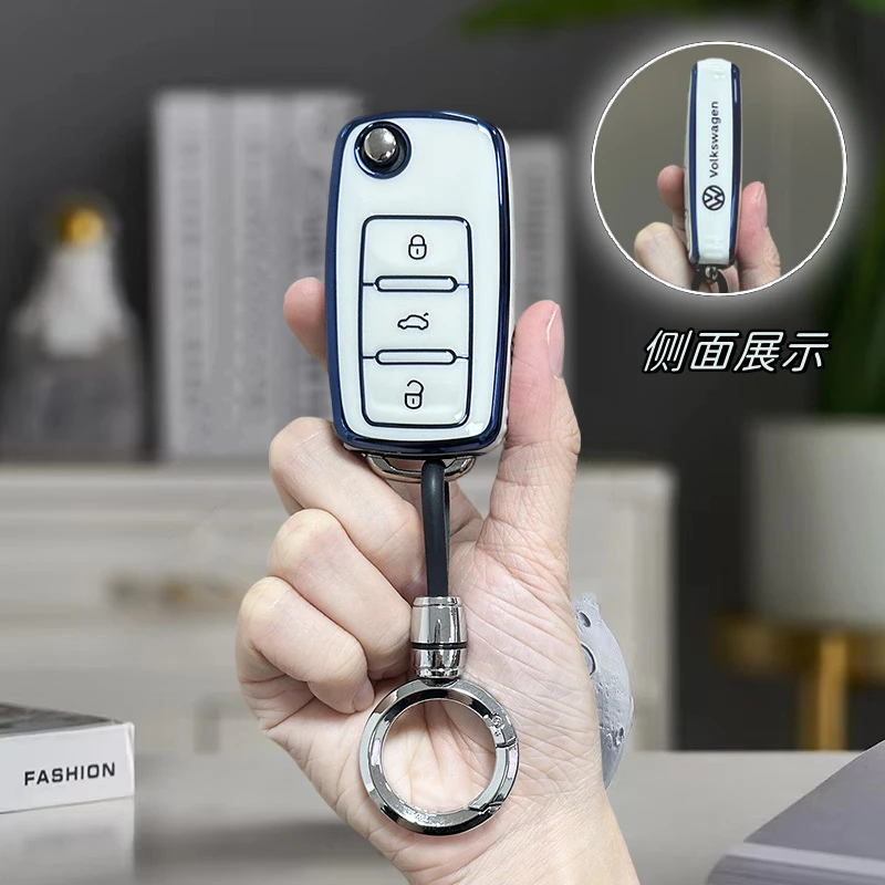 大众速腾钥匙套宝来Polo迈腾途观l包高尔夫帕萨特凌度车匙保护套