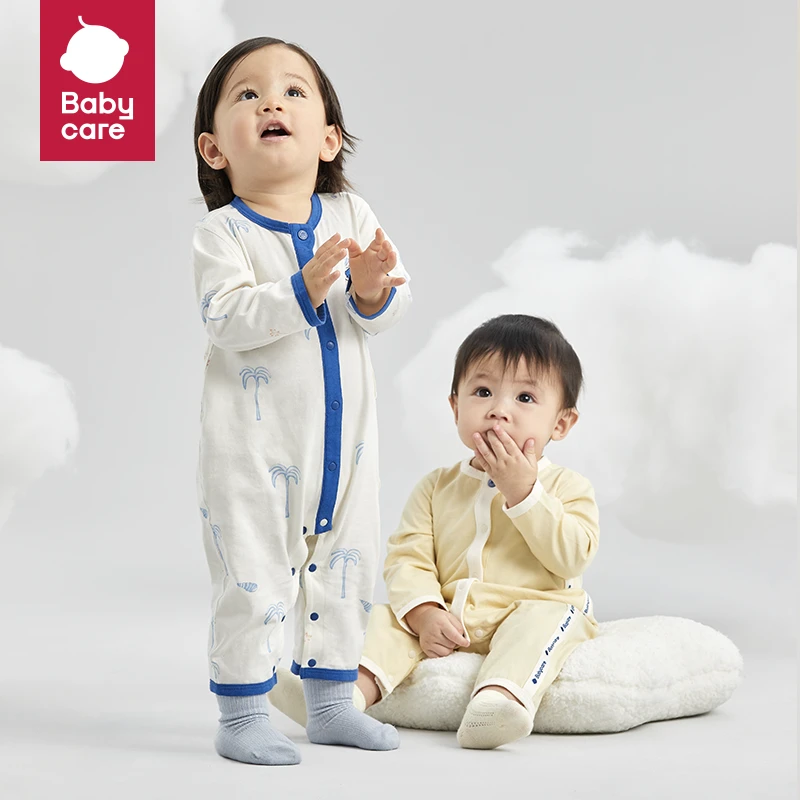 【BC童装】babycare宝宝连体衣纯棉夏季短袖哈衣包屁衣新生儿爬服婴
