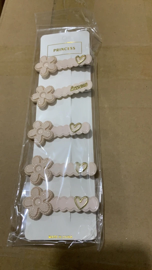 卡通系列儿童不伤发亚克力小发夹