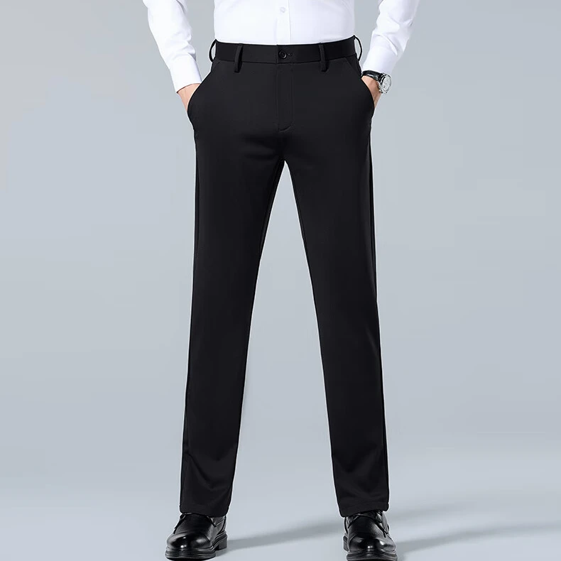 201-400高端秋冬厚款中青年男士商务休闲裤