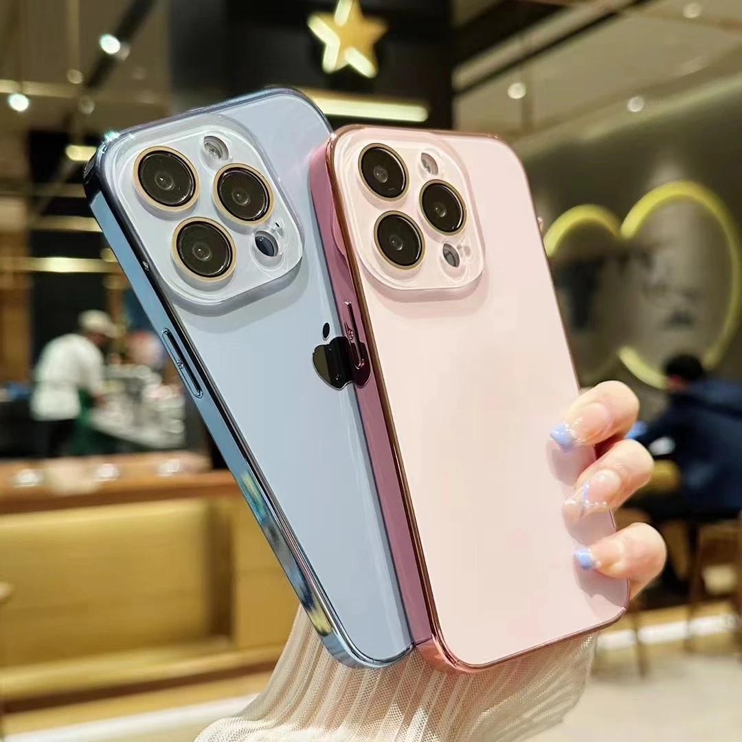 适用苹果15/14/13/12/11自带镜头膜iphone14promax防摔苹果手机壳