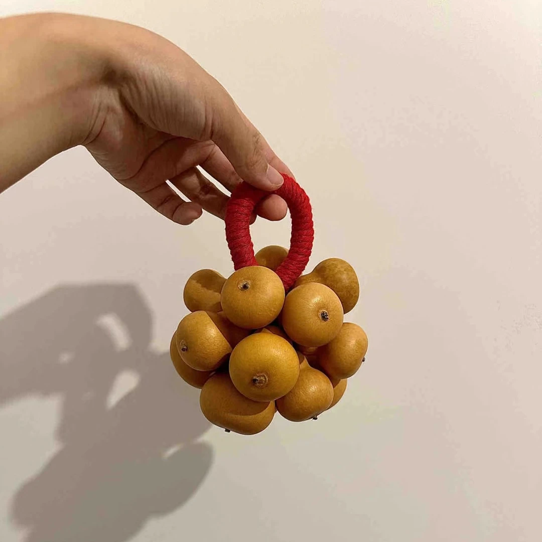 手工制作葫芦手摇铃门挂纯天然葫芦5厘米左右DIY手工解压神器