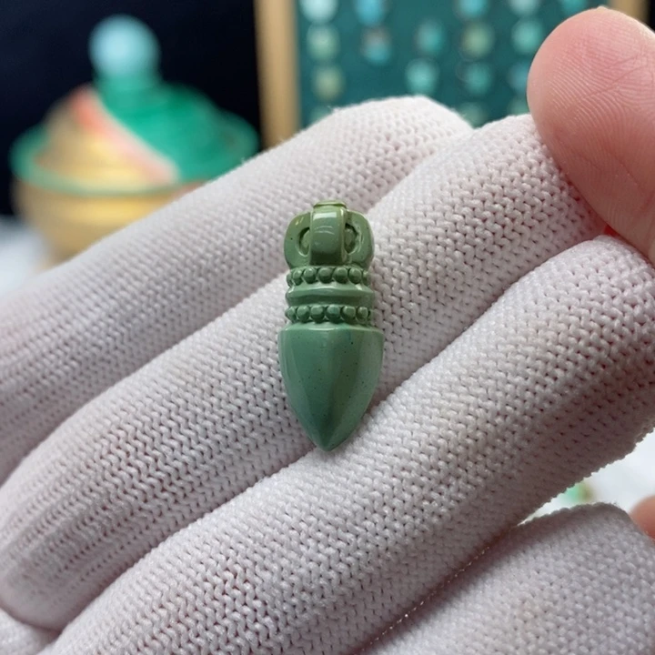 绿松石颈饰银S925镶嵌