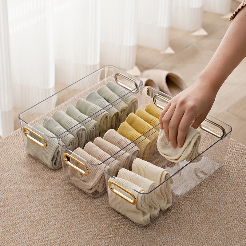 袜子内衣收纳盒袜子内裤分格神器家用内衣裤整理箱衣柜抽屉收纳盒