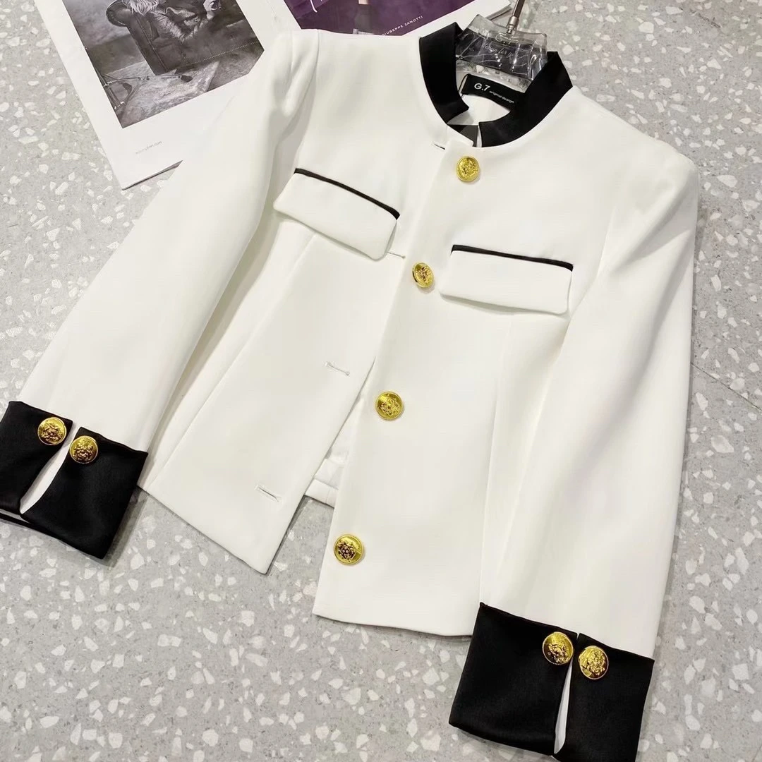 《阿寻家》2024春新品韩版洋气名媛显瘦外套上衣女