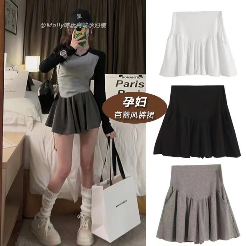 孕妇短裤夏季韩版休闲宽松薄款外穿时尚百搭显瘦托腹裤孕妇裤裙