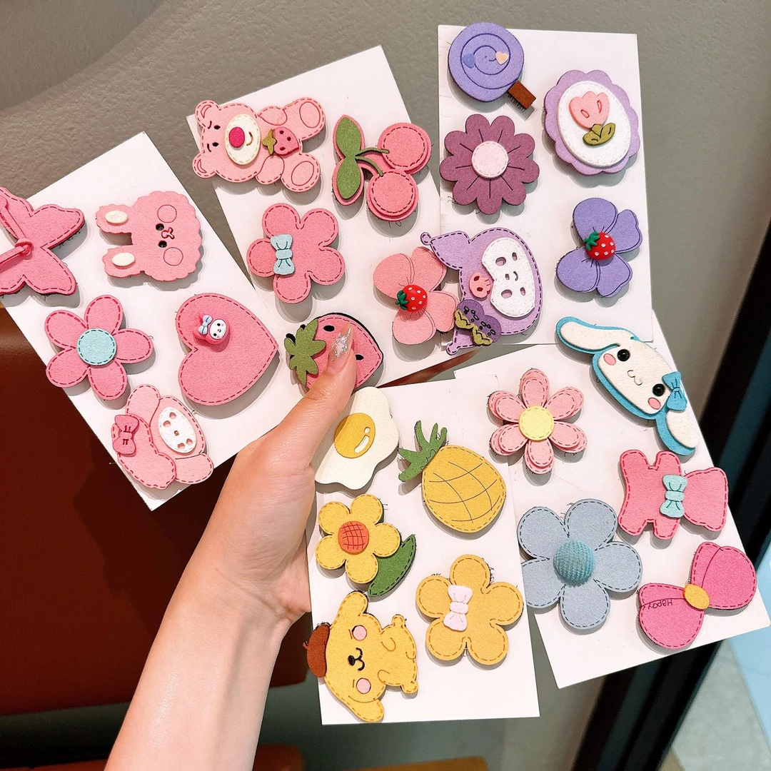 三丽鸥儿童魔术贴刘海贴头饰宝宝卡通碎发贴头发帖婴儿汗毛贴发饰