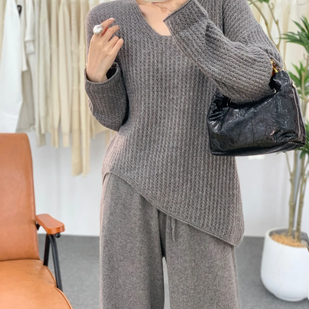 【新东方】意大利进口金银丝镶嵌100山羊绒羊绒衫时尚百搭X451