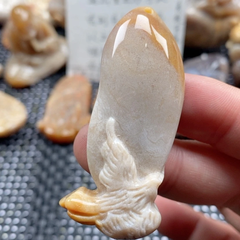 【闪购商品】硅化珊瑚（珊瑚玉）颈饰未镶嵌毛****晶