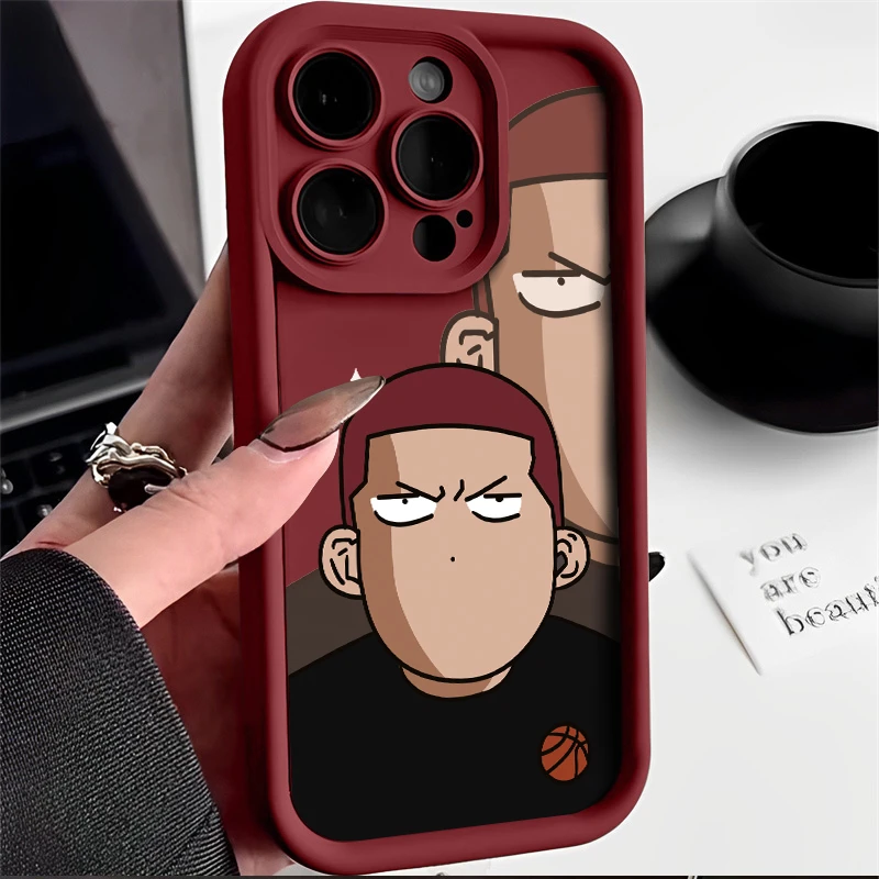 壳玛仕樱木花道适用苹果15/14手机壳iPhone14promax软13pro12/11x
