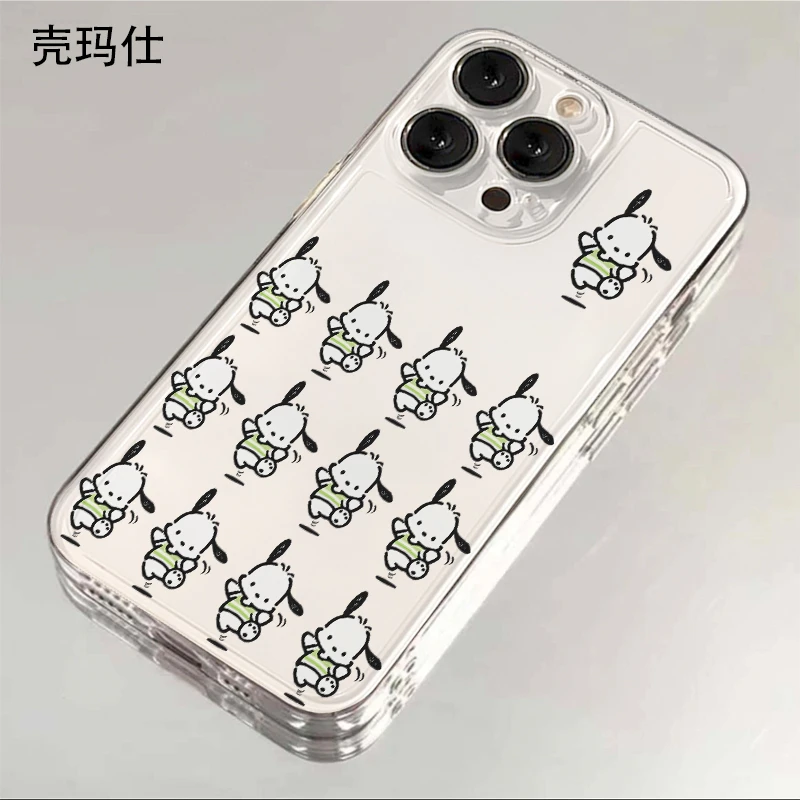 壳玛仕可爱帕恰狗适用iphone15苹果13手机壳14promax透明12xr/11x