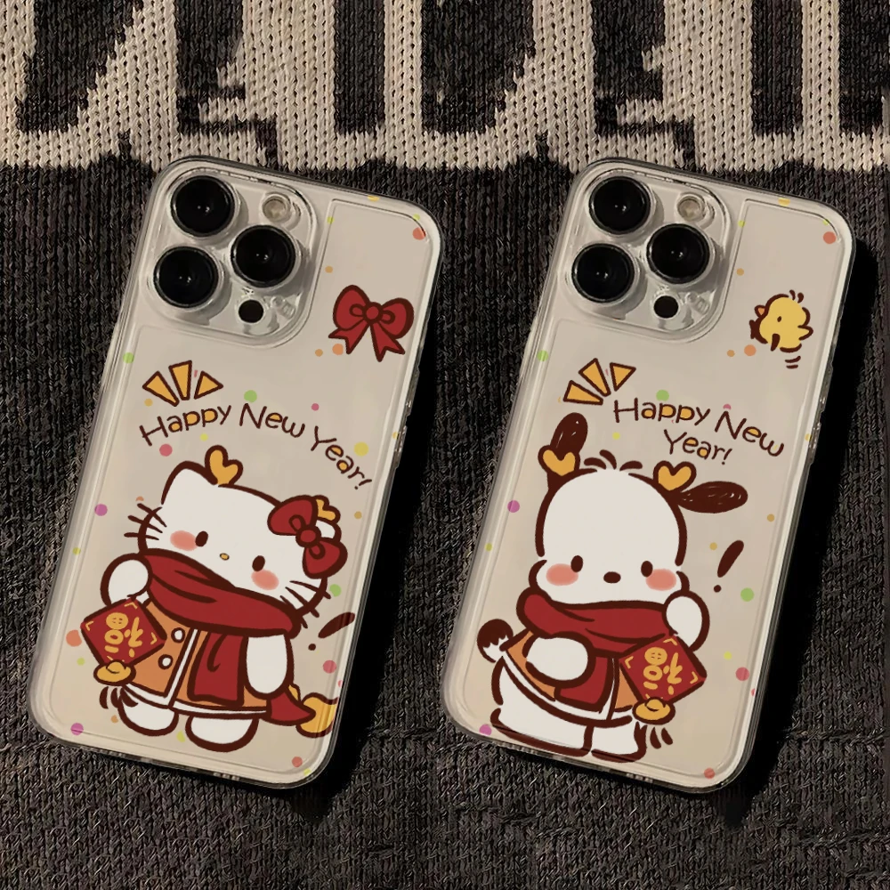 新年龙角凯蒂苹果iPhone15/14promax手机壳13/12软11/xs/7/8plus6
