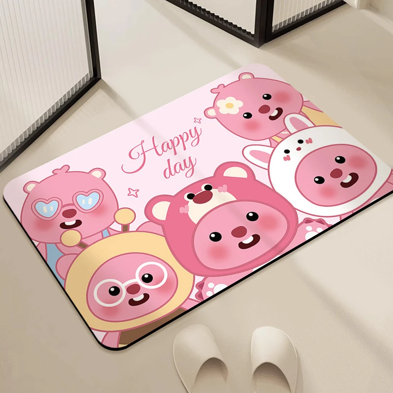 软硅藻泥地垫卫生间吸水防滑地垫浴室门口耐磨速干脚垫易打理地毯