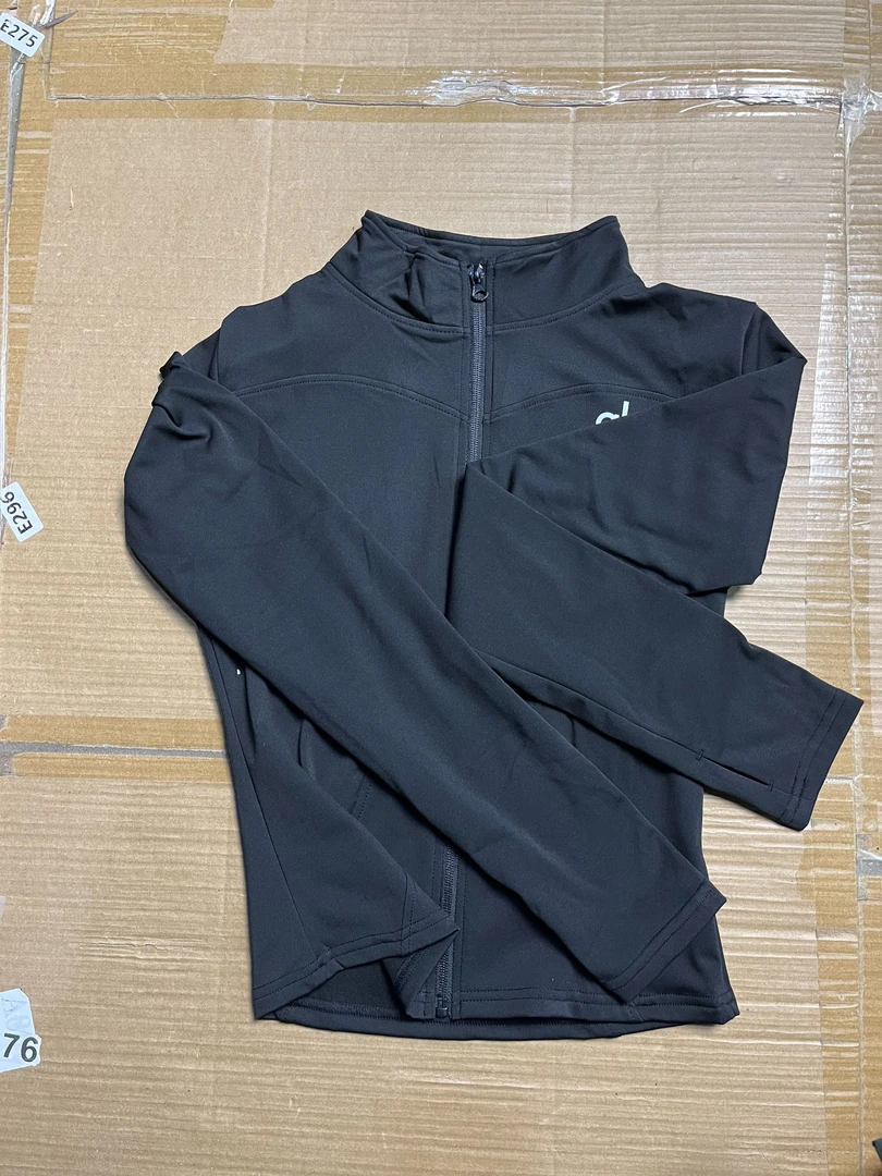 （薄绒）星耀黑拉毛外套瑜伽运动健身