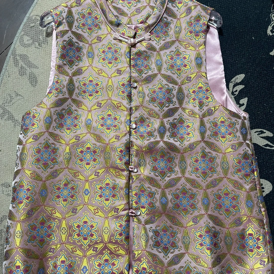 (鑫鑫家）6261（宝相花）新中式国风马甲