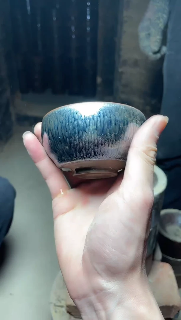 【闪购商品】陶瓷主人杯大口百花