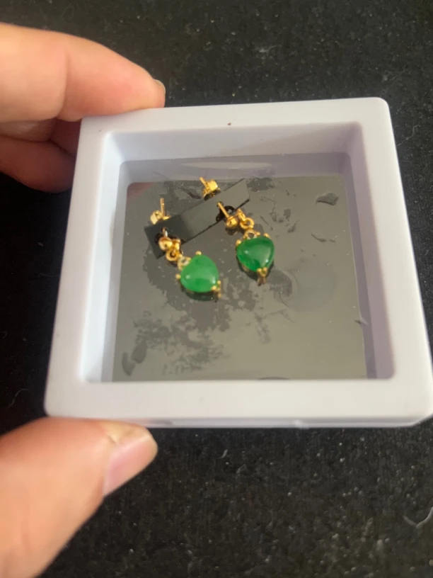 049爱心耳钉耳环饰饰品