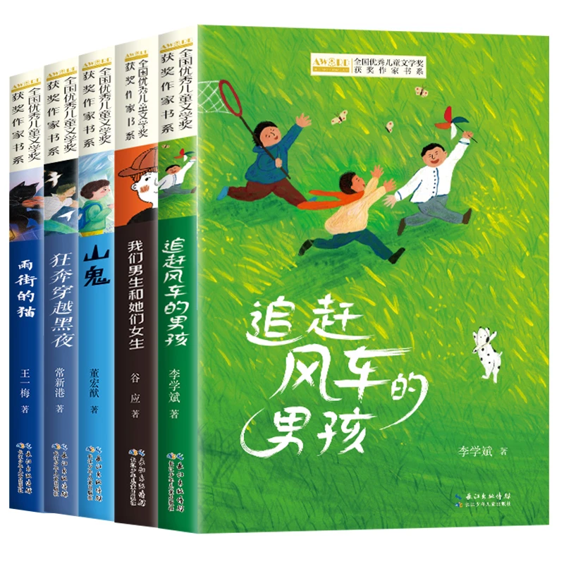 【全套5册】中国获奖儿童文学作家6-14小学课外书追赶风车的男孩