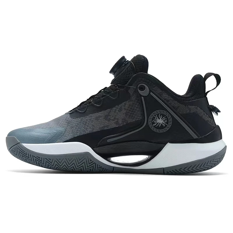 秋冬篮球鞋黑色男士缓震耐磨防滑训练高帮