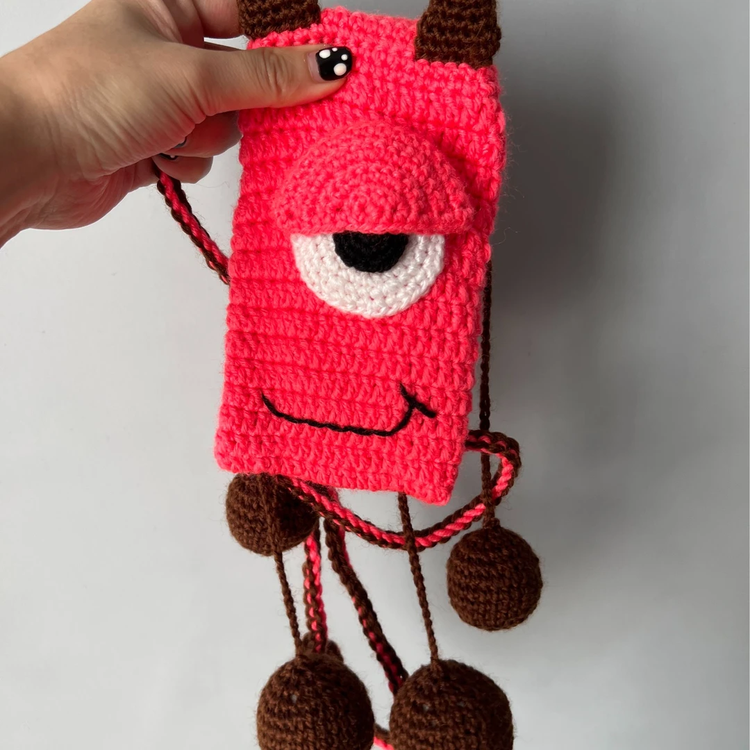 【刘小猴】丈母娘手工钩织卡通可爱小包包滴漏甩挂/No退换