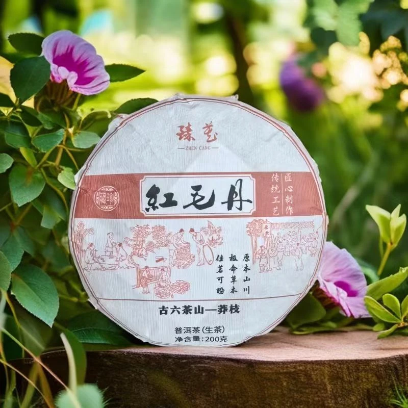 2024年 莽枝【红毛丹】古树生茶 200克/饼（易武茶区）