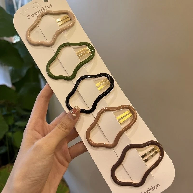 【五个更值】云朵状镂空碎发BB夹刘海一字侧边夹女后脑勺夹发夹头饰