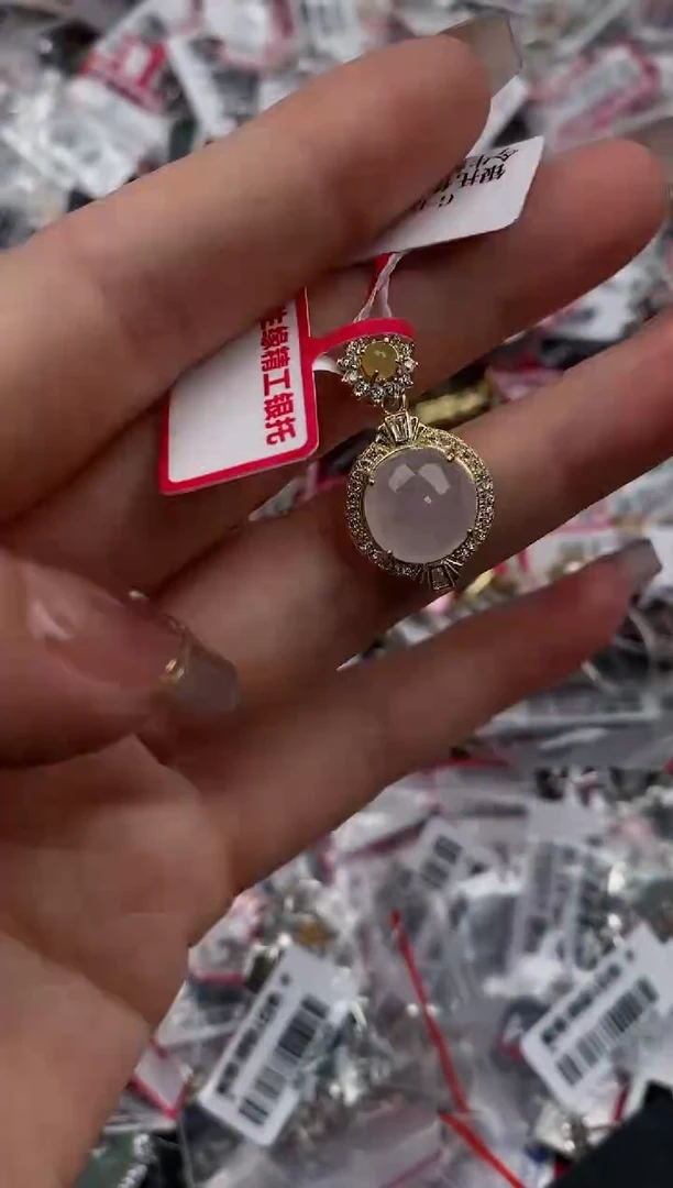 【闪购商品】翡翠戒指银S925镶嵌888888   9